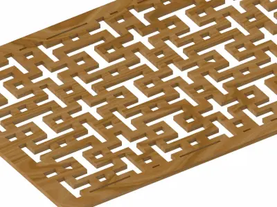 Decorative panel STL 3D model