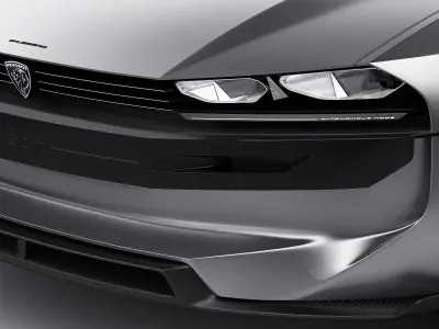 Peugeot E-Legend Concept 3D model