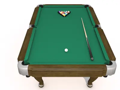 Pool Billiard Table  3D model