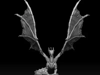 Elder Red Dragon  3D model