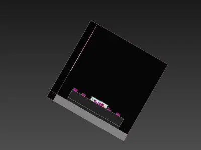 Automobile material display 3D model