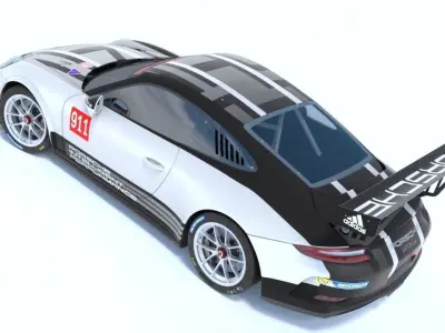 Porsche 911 Cup 2017 3D model