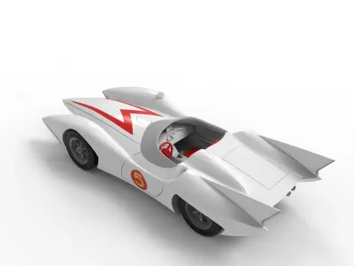 Speed Racer Mach 5 3D Printing file 3D print model