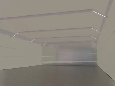 Warehouse car studio garage 3D model