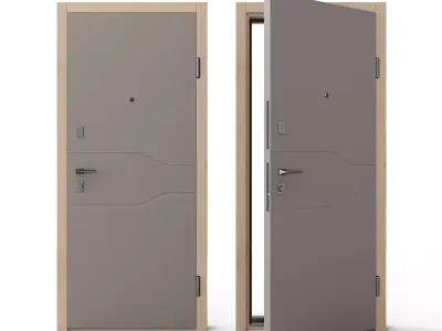 Soleil Door 3D model