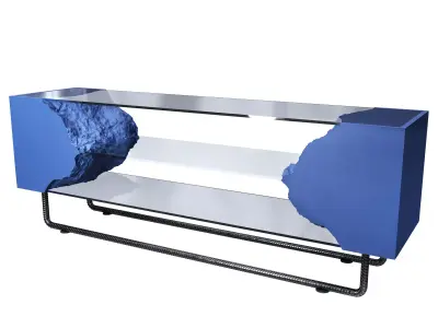 TV table -console BreakFree Free 3D model