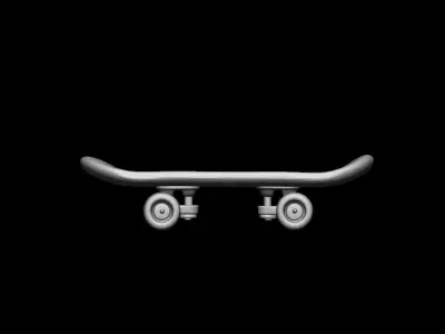  Skate 3D Model for printing STATIC Free 3D print model