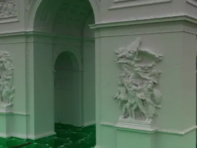  Arc de Triomphe  3D model