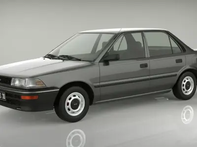 Toyota Corolla AE92 3D model