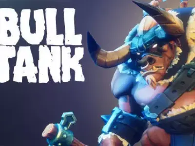 Bull Tank - Rigged and Animated Low-poly 3D model