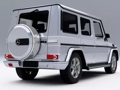 Mercedes Benz G-class G 550 2013 Low-poly 3D model