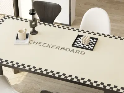 Modern residential indoor 3D model