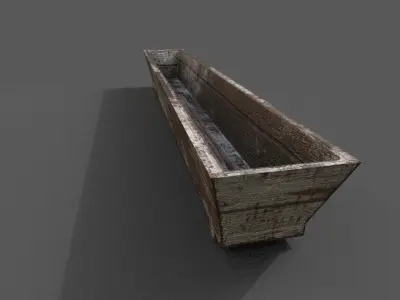 Horse trough 3D model