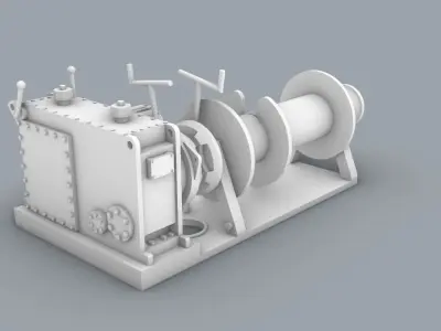 Front Anchor Winch PM 3D print model