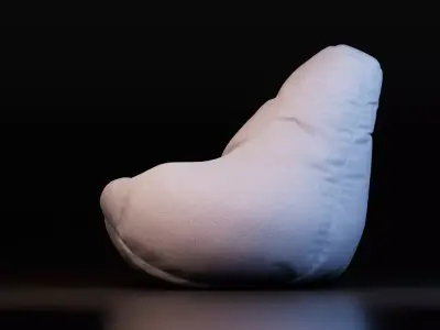 Bean Bag Chair Free low-poly 3D model