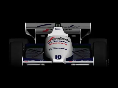 3d model toleman senna tg184 f1 1984 3D model
