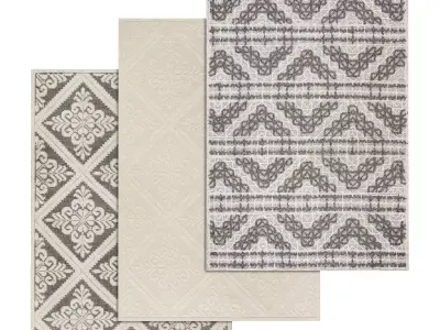 Rug Set 2177 3D model