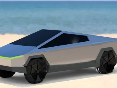 cybertruck 3D print model