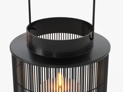 lantern02 two lanterns 3D model