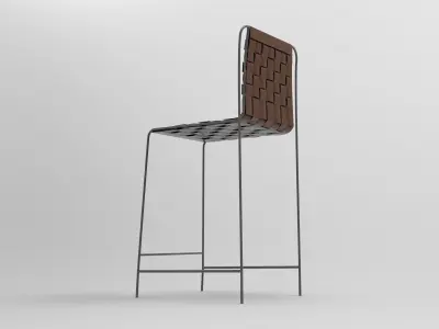 Strike Stool 3D model