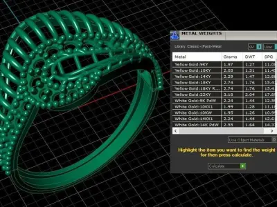 Engagement Ring For Women 3d Printable Model 3D print model