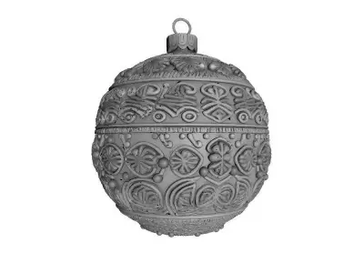 Christmas Special Decorative Ball Model 3D print model buy