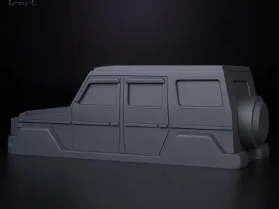 Mercedes G class simplified decorative model 3D print model