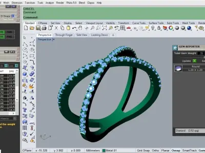 sport ring 3D print model
