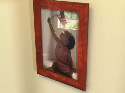 Wooden Frame Free 3D model