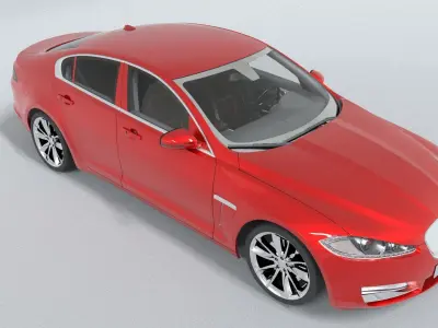 laos Jaguar XF II 3D model