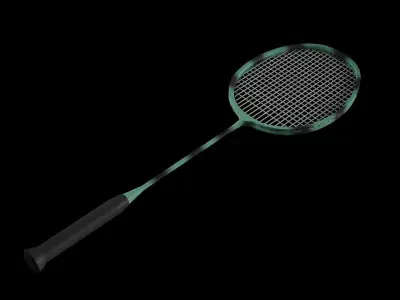 Badminton Racket 3D model