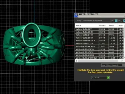 Spider Ring 3D print model