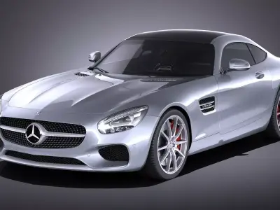 Mercedes-Benz AMG GT 2016 VRAY 3D model