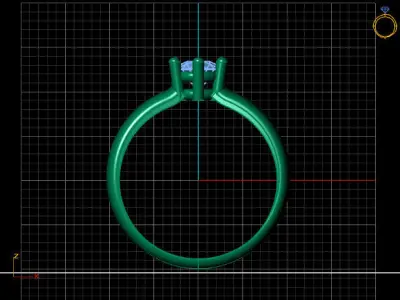 Women Ring 3DM Womens Ring 3d models 3D print model 3D print model 41