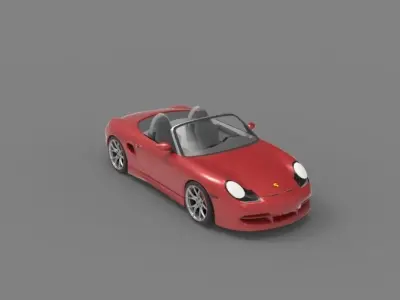 2003 Porsche Boxster  3D model