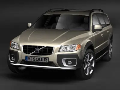 volvo xc70 2008 3D model