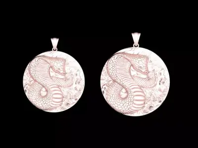 snake jewelry 3D print model