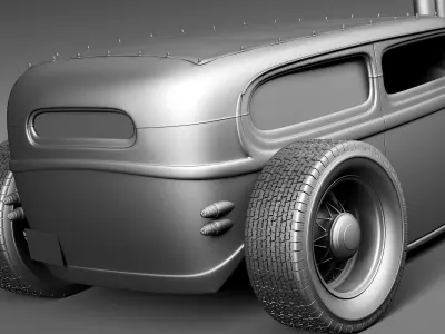 HotRod 1929 Devil 3D model