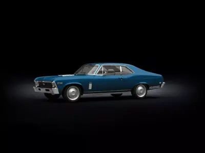 CHEVROLET NOVA SS 1969 3D MODEL 3D model