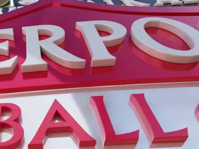 Liverpool FC crest 3D model