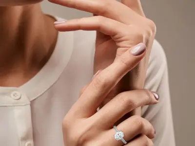 solitaire ring with detail images and 360 render videos 38 3D print model