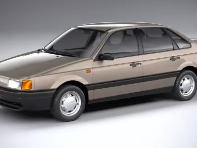 Volkswagen Passat B3 sedan 3D model