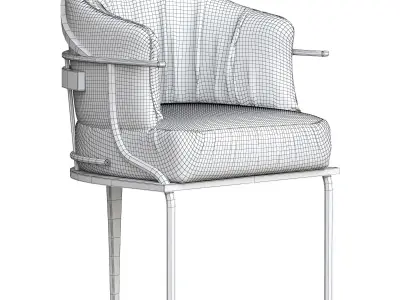 ASIA Chair Luxury chair by Koket 3D model