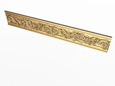 Ornament Element Molding 029 Low-poly 3D model