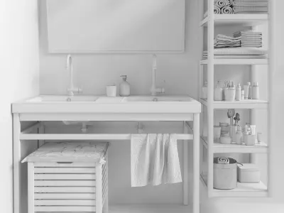 bath room 4 3D model