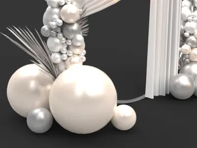 Balloon Arch 4 3D model