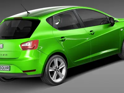 Seat Ibiza 5-door 2013 3D model