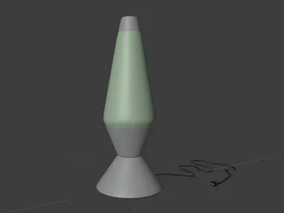 Lava Lamp - High Quality  - Animated 3D model