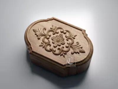 Jewelry Box -3D STL for CNC and 3D Printer 3D print model