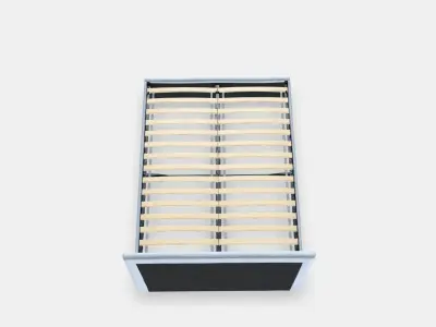 GLADSTAD Upholstered bed frame Low-poly 3D model